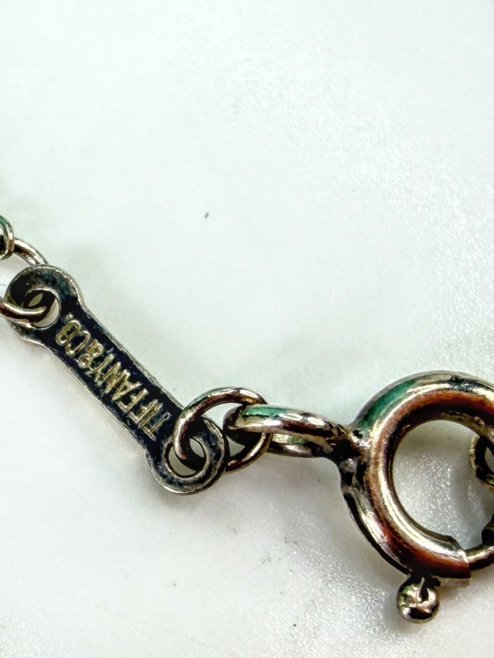 Tiffany & Co. Sterling Silver Initial Q Pendant Necklace 16" 4.3g JR2047 - Picture 7 of 7